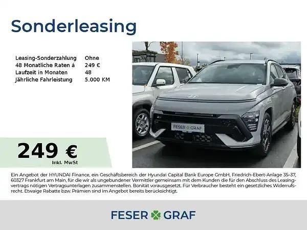 Cyber grey Neu 2025 Hyundai Kona SUV | 30.990 € (Fairer Preis) - Bild 1/4