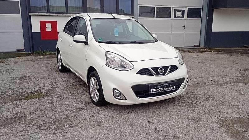 Weiß Gebraucht 2014 Nissan Micra Acenta Kleinwagen | 4.650 € (Guter Preis) - Bild 1/4