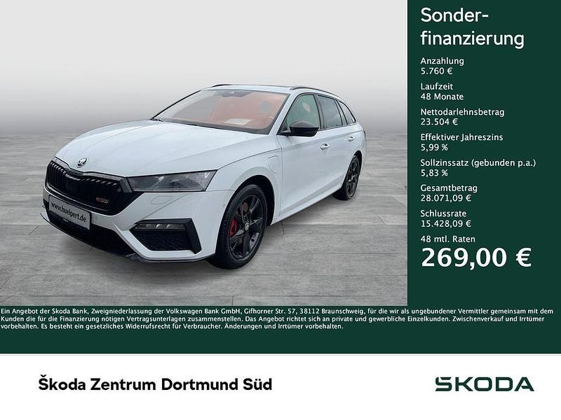 Gebraucht Skoda Octavia RS 245 PS (180 kW) 2022 Weiß Kombi
