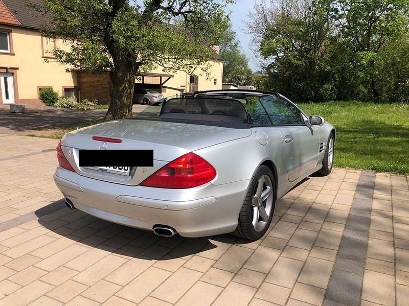Gebraucht Mercedes SL500 306 PS (225 kW) 2002 Silber Cabrio