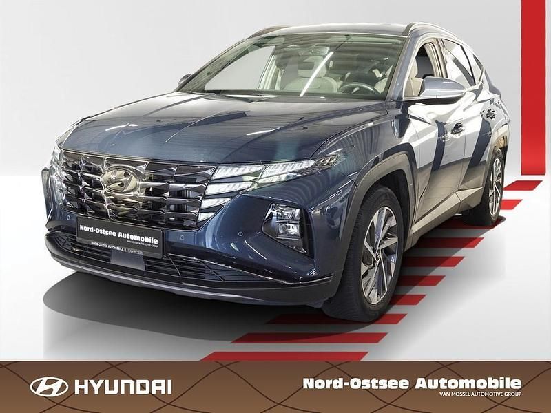 Teal blue / met Gebraucht 2021 Hyundai Tucson SUV | 22.390 € (Fairer Preis) - Bild 1/4