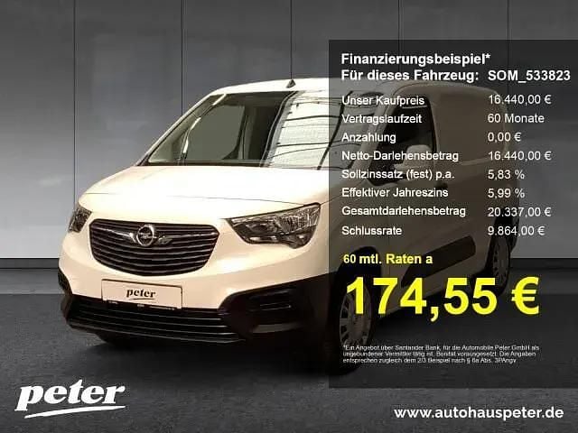 Weiß Gebraucht 2020 Opel Combo Edition Van / Kleinbus | 16.440 € (Fairer Preis) - Bild 1/4
