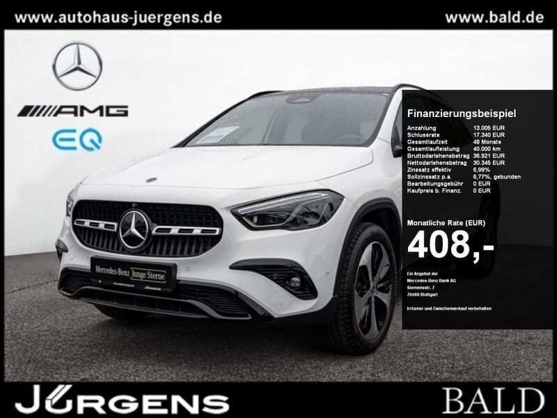 Weiss polarweiss Gebraucht 2024 Mercedes GLA250 Progressive SUV | 43.840 € (Fairer Preis) - Bild 1/4