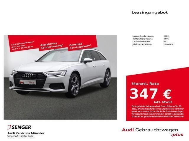 Gletscherweiß metallic Gebraucht 2024 Audi A6 Advanced Plus Kombi | 48.480 € (Fairer Preis) - Bild 1/4
