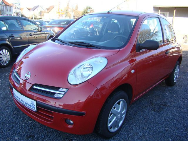 Rot Gebraucht 2007 Nissan Micra Visia Kleinwagen | 2.470 € (Fairer Preis) - Bild 1/4