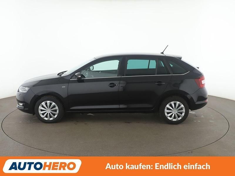 Gebraucht Skoda Rapid Clever 110 PS (80 kW) 2018 Cerna magic black magic Limousine