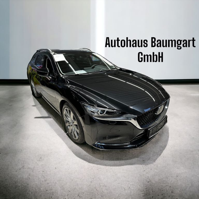 Jetblack Gebraucht 2023 Mazda 6 Exclusive-Line Kombi | 31.990 € (Guter Preis) - Bild 1/4