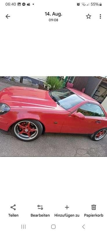 Rot Gebraucht 1997 Mercedes SLK230 Cabrio | 2.125 € (Superpreis) - Bild 1/4