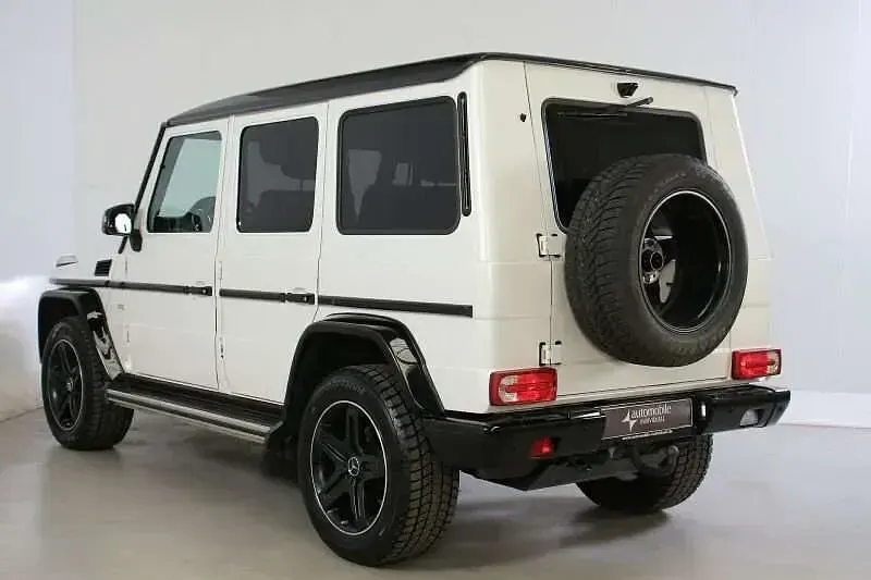 Gebraucht Mercedes G500 421 PS (309 kW) 2017 Designo mystic white 2 SUV