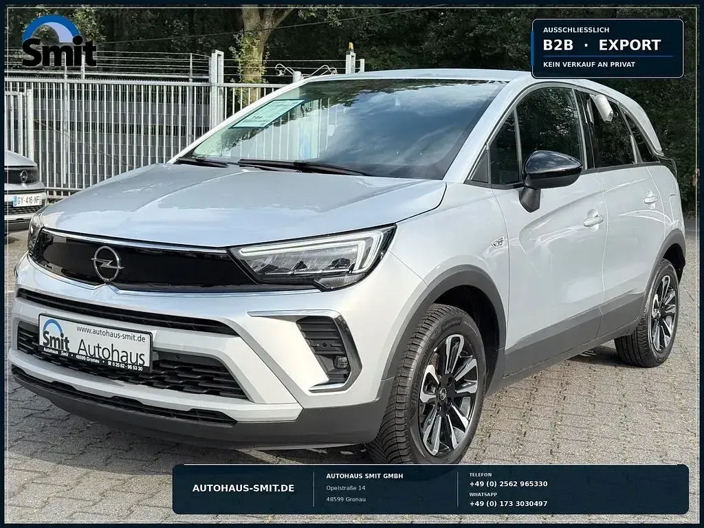 Gebraucht Opel Crossland Elegance 110 PS (80 kW) 2024 Aluminiumgrau/metallic SUV
