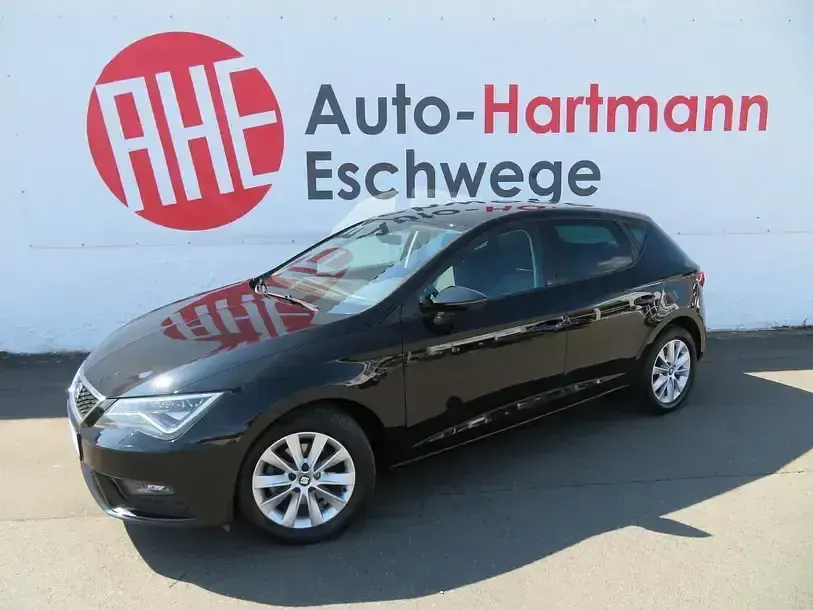 Usata Seat Leon Style 125 CV (91 kW) 2017 Nero Berlina