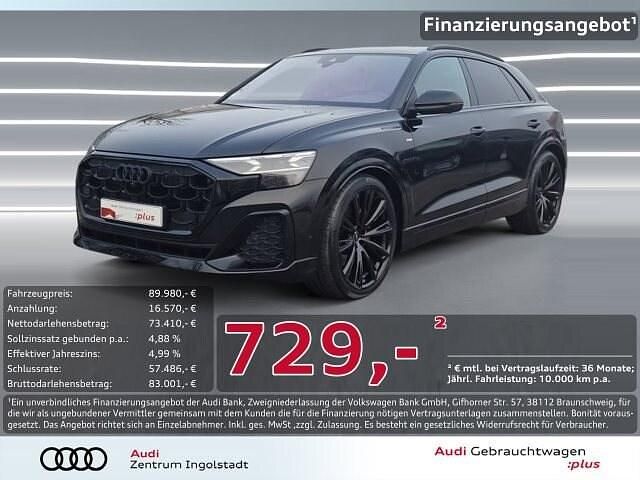 Mythosschwarz metallic Gebraucht 2025 Audi Q8 S-Line SUV | 85.980 € (Guter Preis) - Bild 1/3