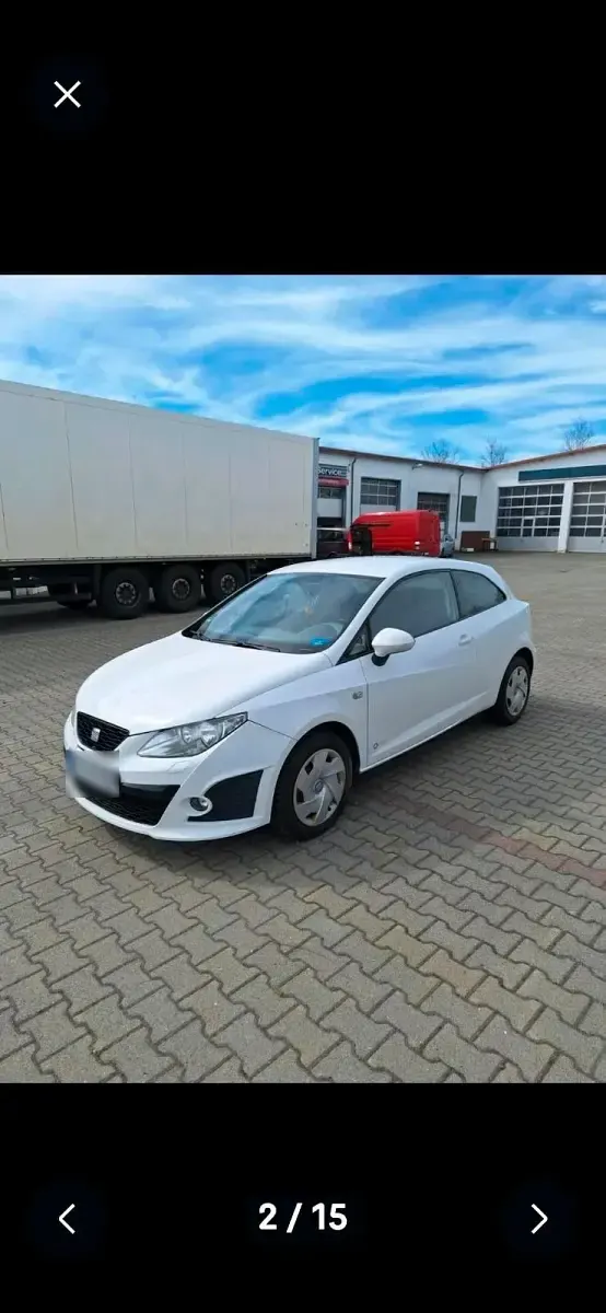 Brugt Seat Ibiza Copa 90 HK (66 kW) 2011 Hvid Hatchback