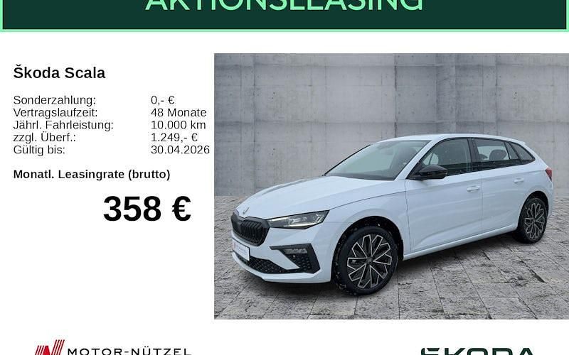 Neu Skoda Scala Selection 150 PS (110 kW) 2026 Weiß Kleinwagen