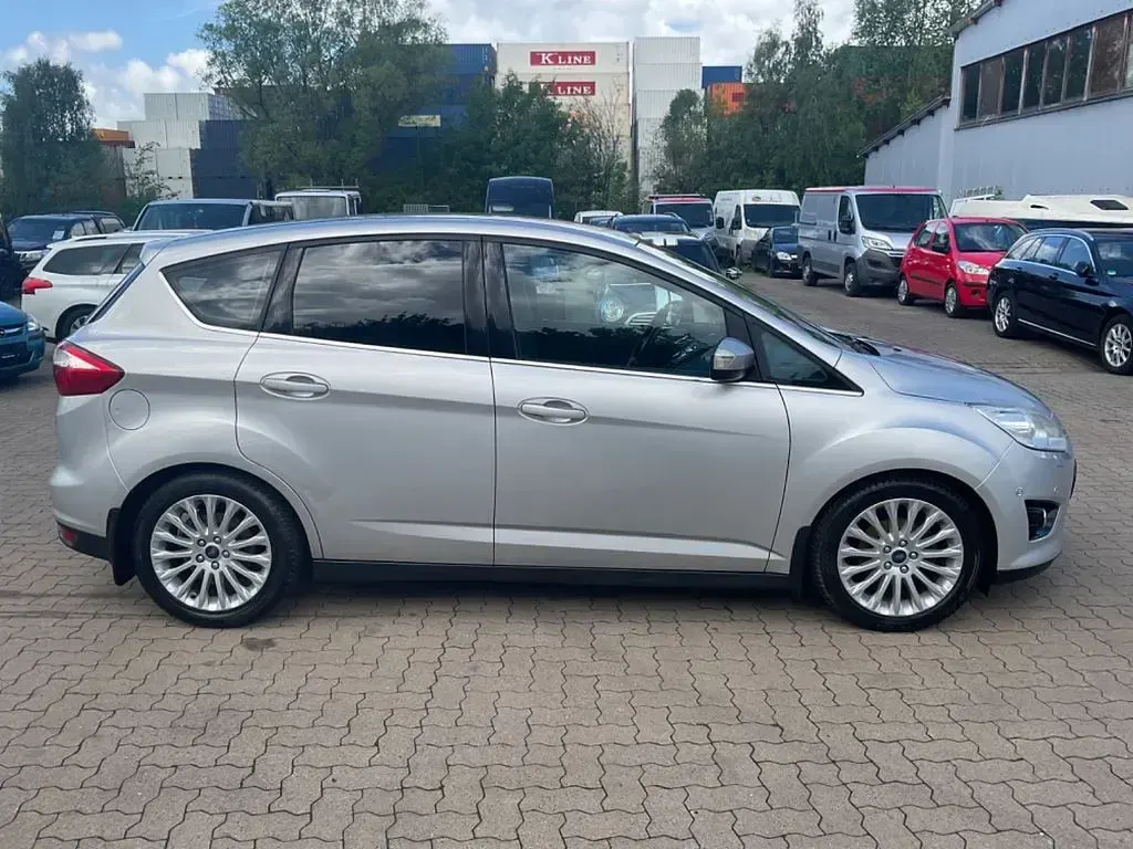 Gebraucht Ford C-MAX Titanium 125 PS (91 kW) 2013 Silber Van / Kleinbus