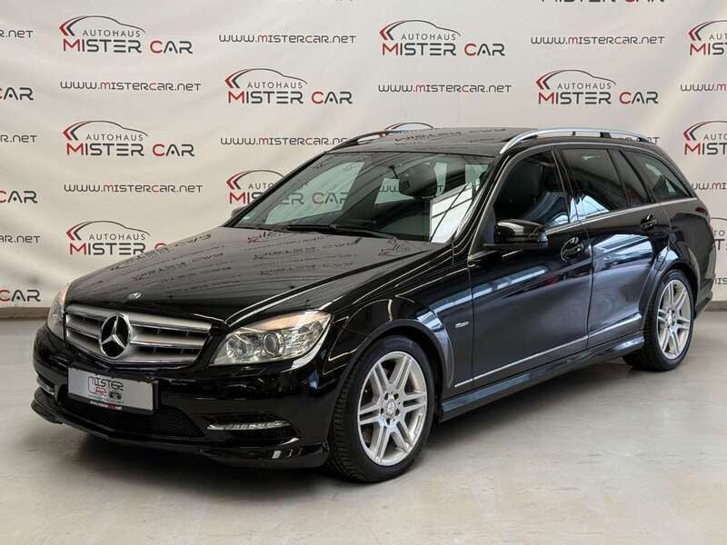 Obsidianschwarz metalliclack Gebraucht 2011 Mercedes C350 AMG Kombi | 9.990 € (Superpreis) - Bild 1/4