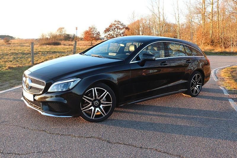Schwarz Gebraucht 2015 Mercedes CLS350 Shooting Brake Kombi | 36.800 € - Bild 1/4