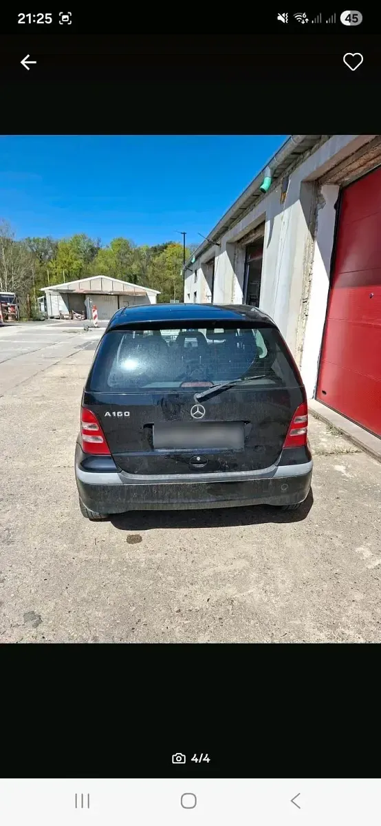 Gebraucht Mercedes A160 102 PS (75 kW) 2003 Schwarz Kleinwagen