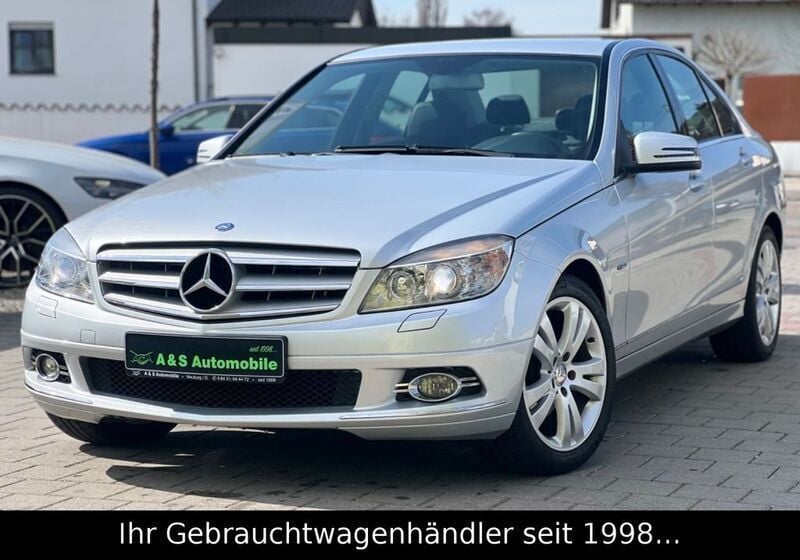 Silber Gebraucht 2009 Mercedes C180 Avantgarde Limousine | 7.990 € (Fairer Preis) - Bild 1/4