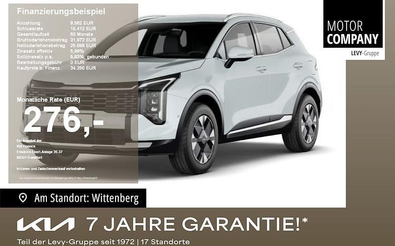 Weiß (carraraweiss) Neu 2025 Kia Sportage Vision SUV | 34.250 € (Fairer Preis) - Bild 1/4