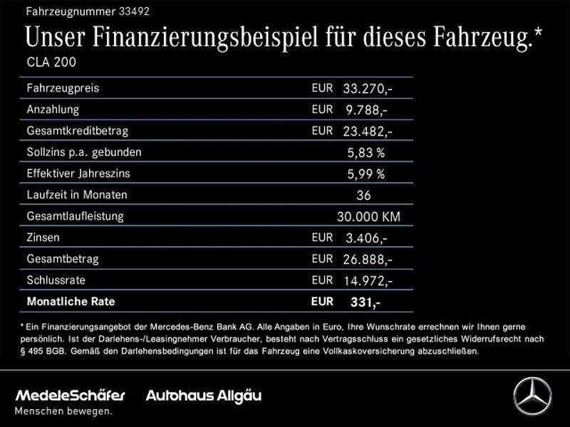 Iridiumsilber (metallic) Gebraucht 2023 Mercedes CLA200 Coupé | 33.269 € (Guter Preis) - Bild 1/2