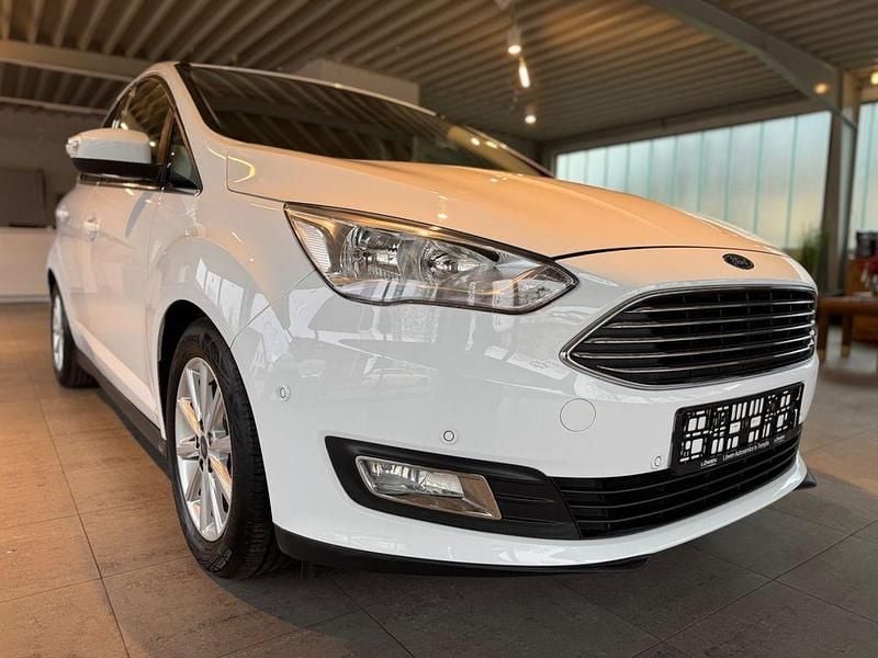 Gebraucht Ford C-MAX Titanium 125 PS (91 kW) 2016 Weiß Van / Kleinbus