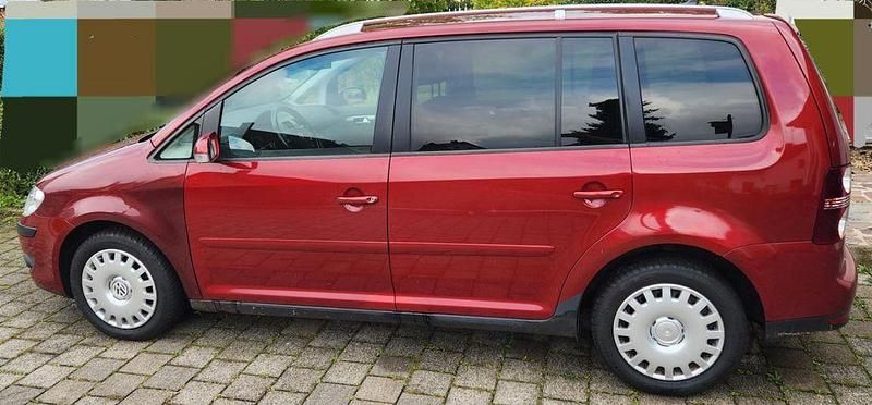 Gebraucht VW Touran Highline 170 PS (125 kW) 2007 Rot Van / Kleinbus