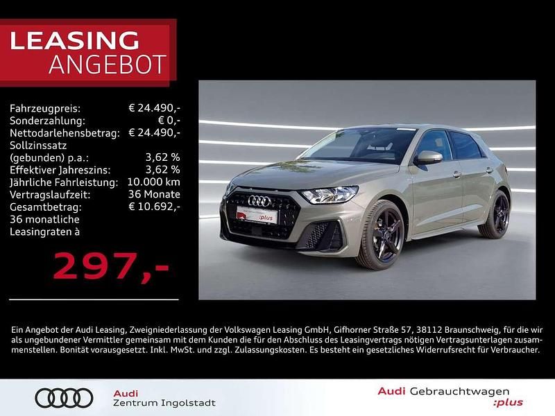 Grau metallic Gebraucht 2025 Audi A1 Sportback S-Line Kleinwagen | 24.490 € (Fairer Preis) - Bild 1/3