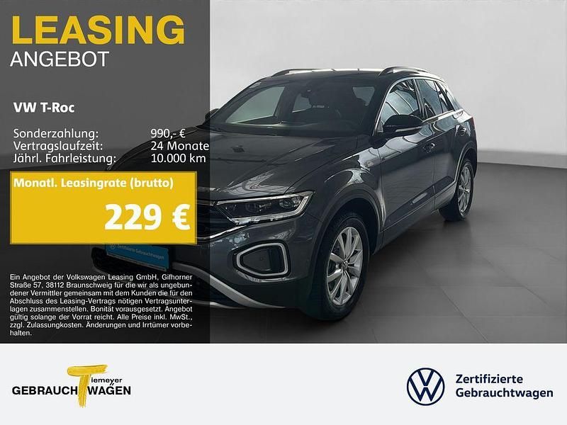 Grau Gebraucht 2025 VW T-Roc Goal SUV | 30.240 € (Superpreis) - Bild 1/4