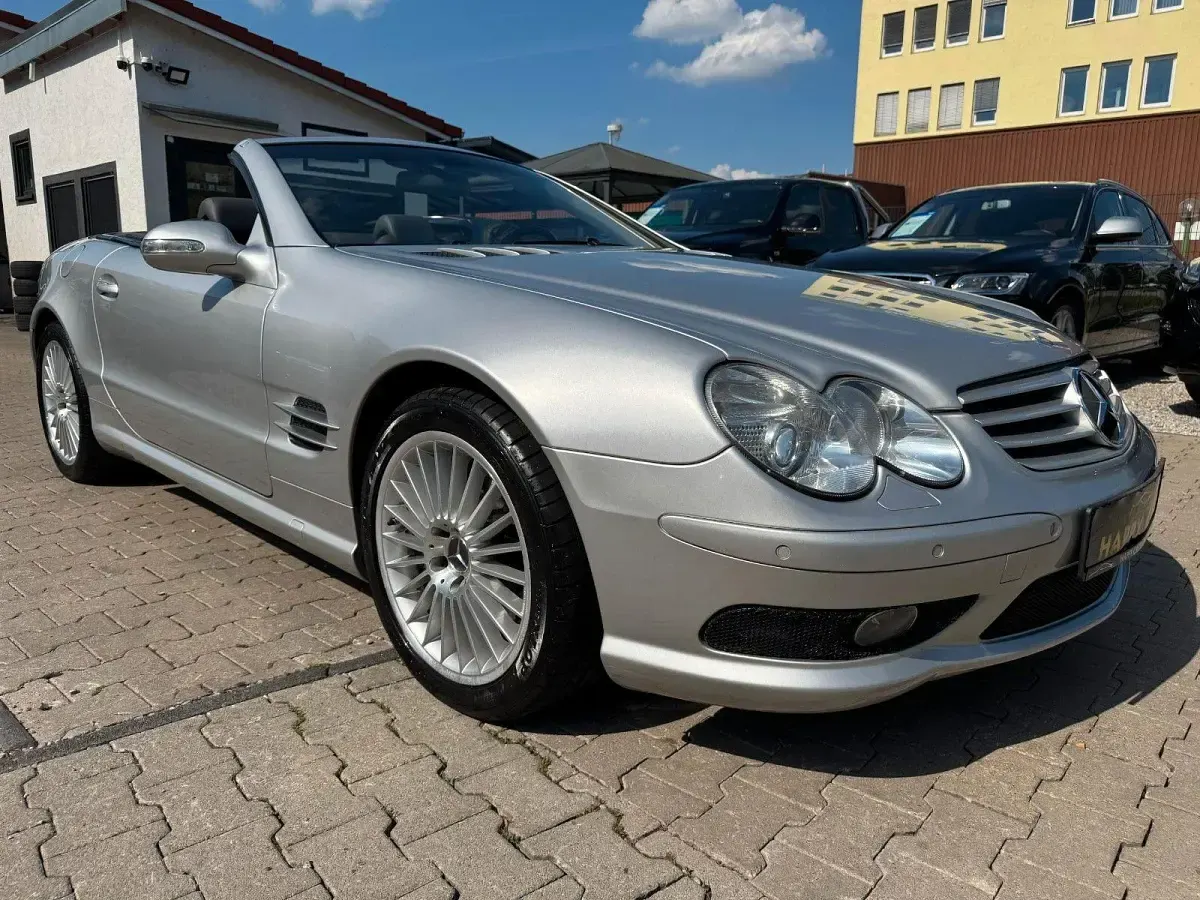 Gebraucht Mercedes SL55 AMG AMG 476 PS (350 kW) 2002 Silber Cabrio
