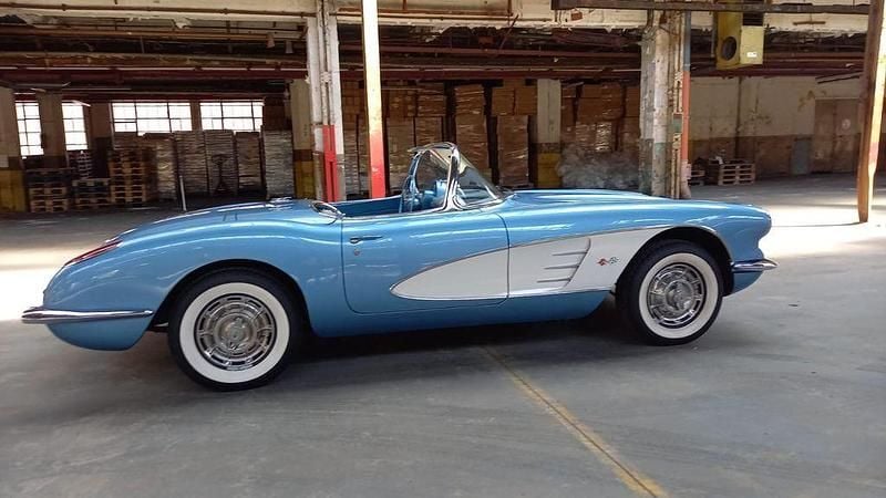 Gebraucht Corvette C1 408 PS (300 kW) 1960 Blau Cabrio