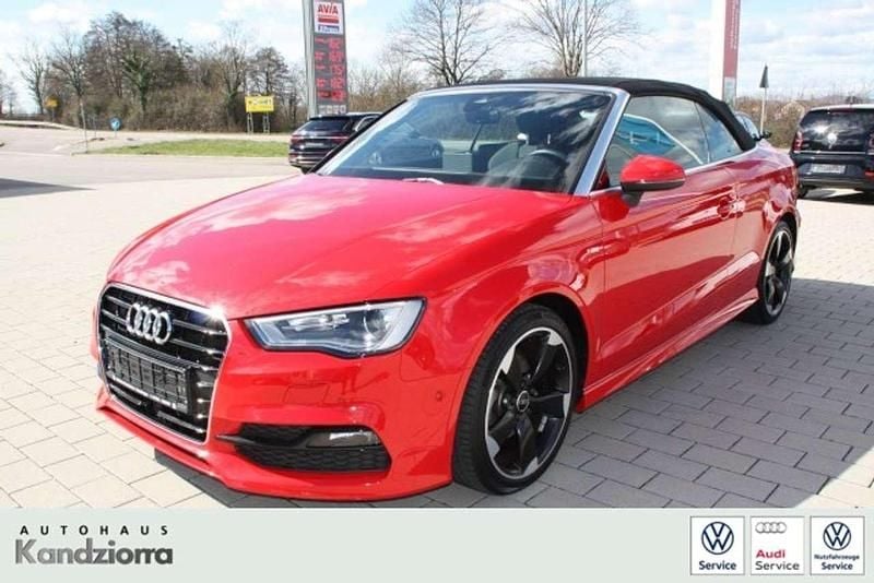 Brillantrotschwarz Gebraucht 2016 Audi A3 Cabriolet Ambition Cabrio | 24.490 € (Etwas zu teuer) - Bild 1/4