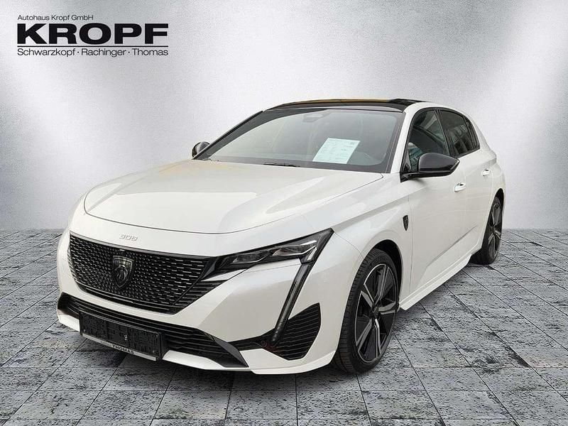 Gebraucht Peugeot 308 GT 131 PS (96 kW) 2022 Lack weiss perlglänzend/typ au Limousine