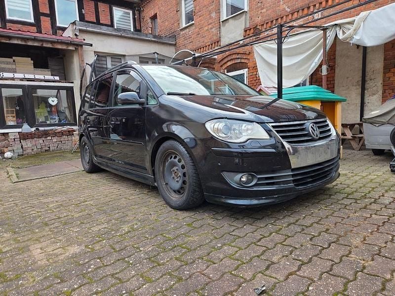 Gebraucht VW Touran Highline 170 PS (125 kW) 2007 Schwarz Van / Kleinbus