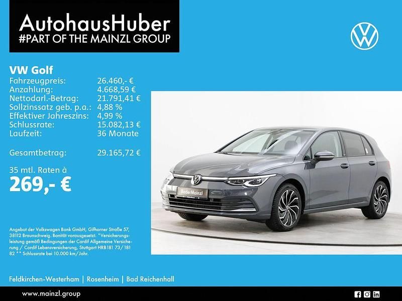 Gebraucht VW Golf VIII Move 150 PS (110 kW) 2023 Grau Limousine