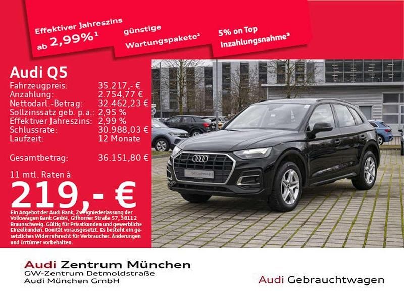 Gebraucht Audi Q5 204 PS (150 kW) 2023 Brillantschwarz SUV