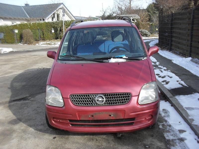 Gebraucht Opel Agila 75 PS (55 kW) 2001 Rot Van / Kleinbus