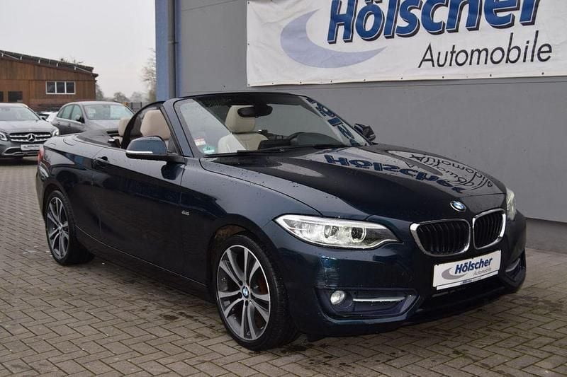 Gebraucht BMW 220 Sport Line 184 PS (135 kW) 2015 Blau Cabrio
