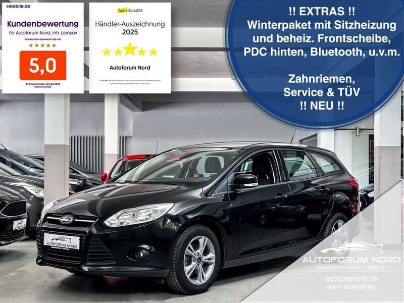Schwarz Gebraucht 2014 Ford Focus Limousine | 8.399 € (Etwas zu teuer) - Bild 1/4