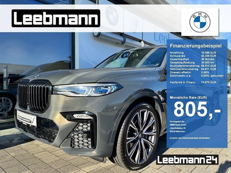 Bmw individual dravitgrau (metallic) Gebraucht 2022 BMW X7 Comfort Edition SUV | 74.879 € (Fairer Preis) - Bild 1/4