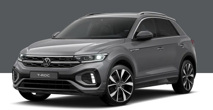 Grey metallic Neu 2024 VW T-Roc R-line SUV | 35.450 € (Etwas zu teuer) - Bild 1/2