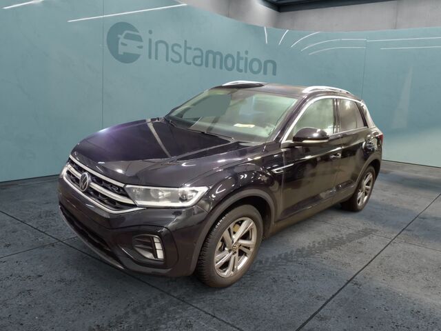 Schwarz Gebraucht 2024 VW T-Roc R-line SUV | 33.670 € (Fairer Preis) - Bild 1/2
