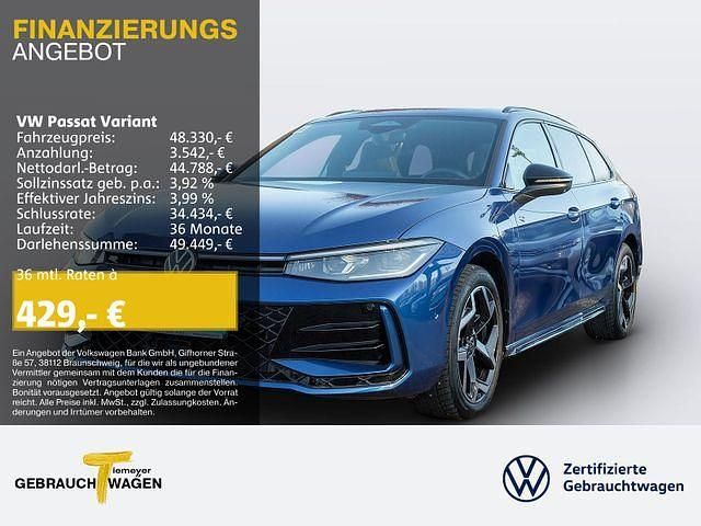 Blau Gebraucht 2024 VW Passat R-line Kombi | 48.330 € (Etwas zu teuer) - Bild 1/1