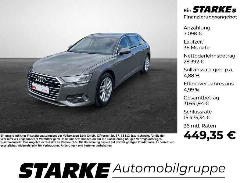Brillantschwarz Gebraucht 2021 Audi A6 Sport Kombi | 33.990 € (Fairer Preis) - Bild 1/4
