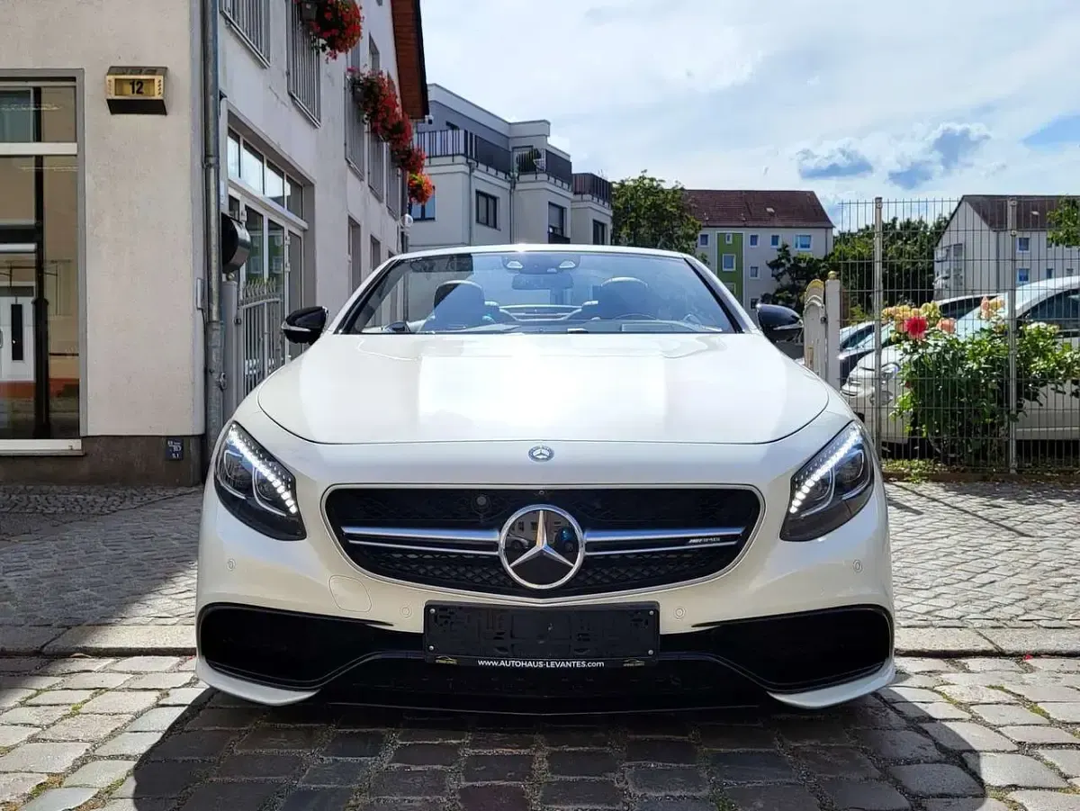 Gebraucht Mercedes S63 AMG AMG 585 PS (430 kW) 2017 Diamantweiss Cabrio