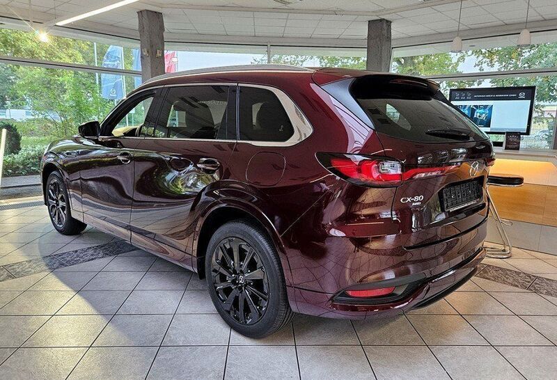 Gebraucht Mazda CX-80 254 PS (186 kW) 2024 Rot SUV