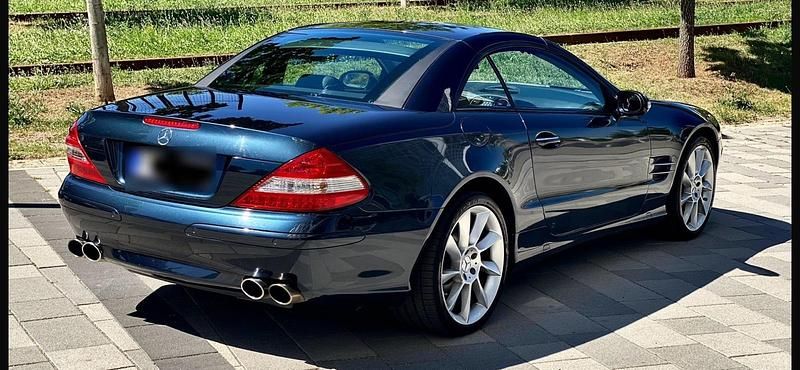 Gebraucht Mercedes SL500 309 PS (227 kW) 2002 Blau Cabrio