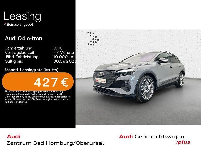 Kieselgrau Gebraucht 2024 Audi Q4 e-tron Ambiente SUV | 47.980 € (Etwas zu teuer) - Bild 1/4