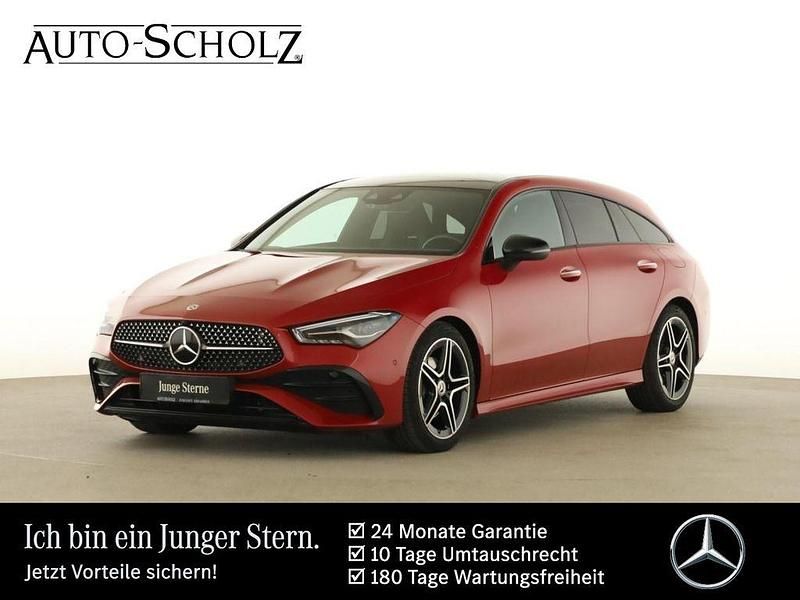 Rot Gebraucht 2024 Mercedes CLA180 Shooting Brake Premium Kombi | 30.613 € - Bild 1/4