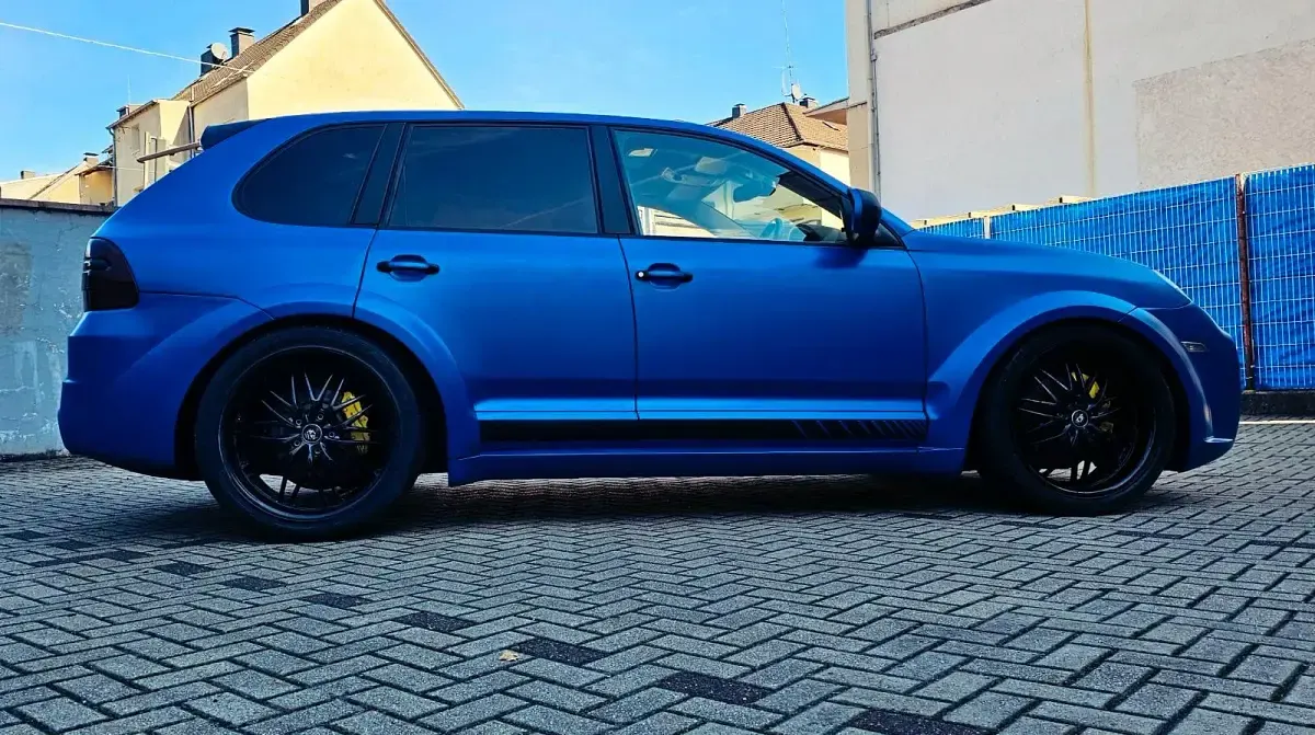 Gebraucht Porsche Cayenne 385 PS (283 kW) 2007 Blau SUV